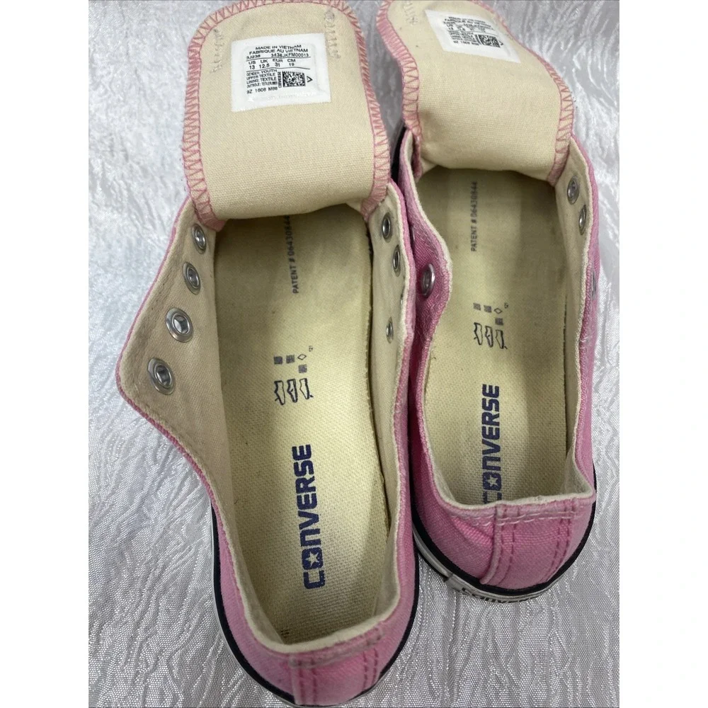Converse Kids All Star Sneaker Shoe Youth Girls Pink Size 13